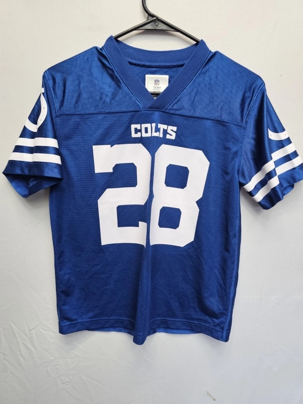 Indianapolis Colts Taylor Jonathan Taylor NFL Football Jersey Blue youth Large